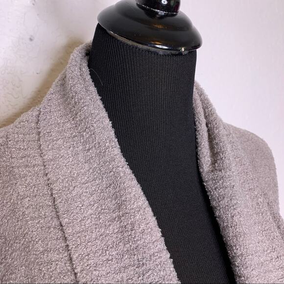 Barefoot Dream Cozy Chic Lite knit gray open front cardigan size Small - Picture 4 of 15